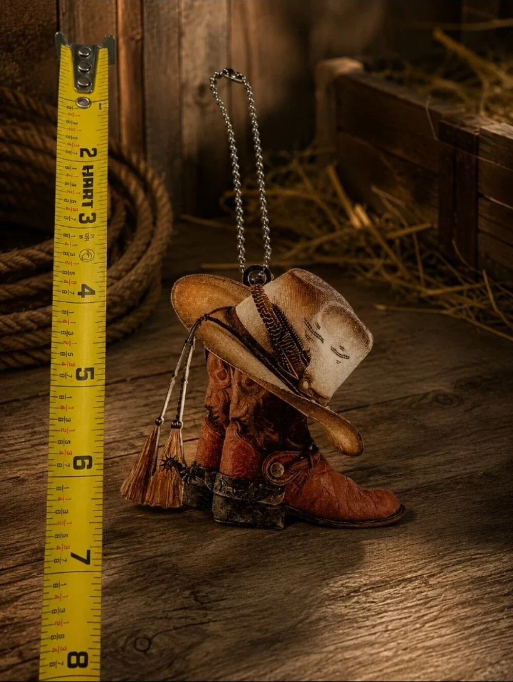 Western Cowboy Boots & Hat Key Chain